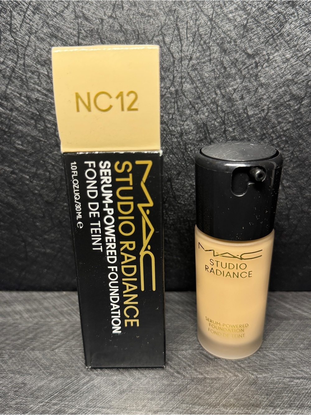 Mac Studio Serum-Powered Foundation NC12 NIB 30ml